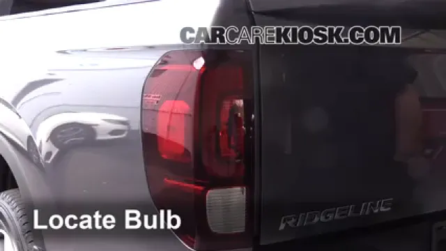 2017 Honda Ridgeline RTL 3.5L V6 Éclairage Feu clignotant arrière (remplacer l'ampoule)